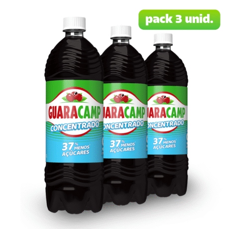 Pack Concentrado Guaraná Menos Açúcar Assinatura - 1L