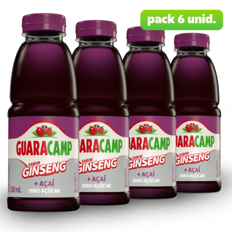 Pack Ginseng Açaí Zero Assinatura - 500ml
