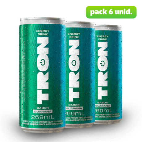 Pack Energético Tron Guaraná Assinatura - 269ml
