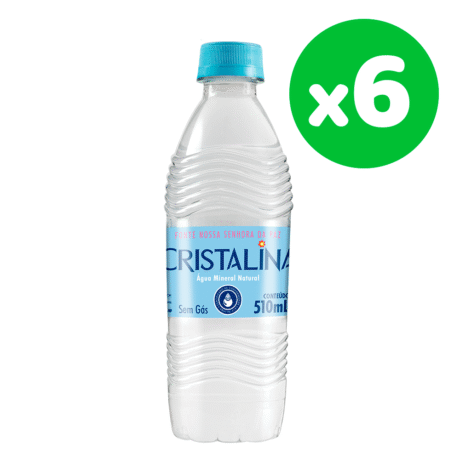 Pack Água Cristalina 510ml