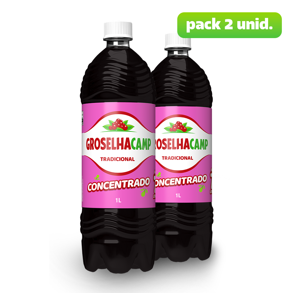Pack Concentrado Groselha - 1L