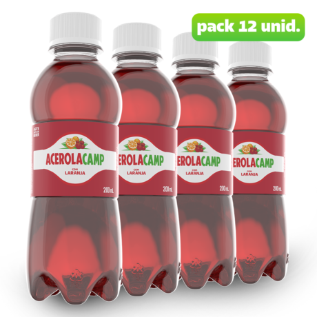 Pack Garrafinha Acerola - 200ml