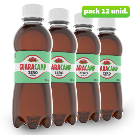Pack Garrafinha Guaraná Zero - 200ml